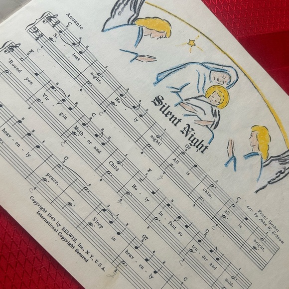 1945 John W Schaum Vintage Christmas Album Piano Book - Picture 3 of 8